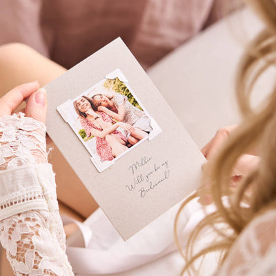 Personalised Be My Bridesmaid Photo Card