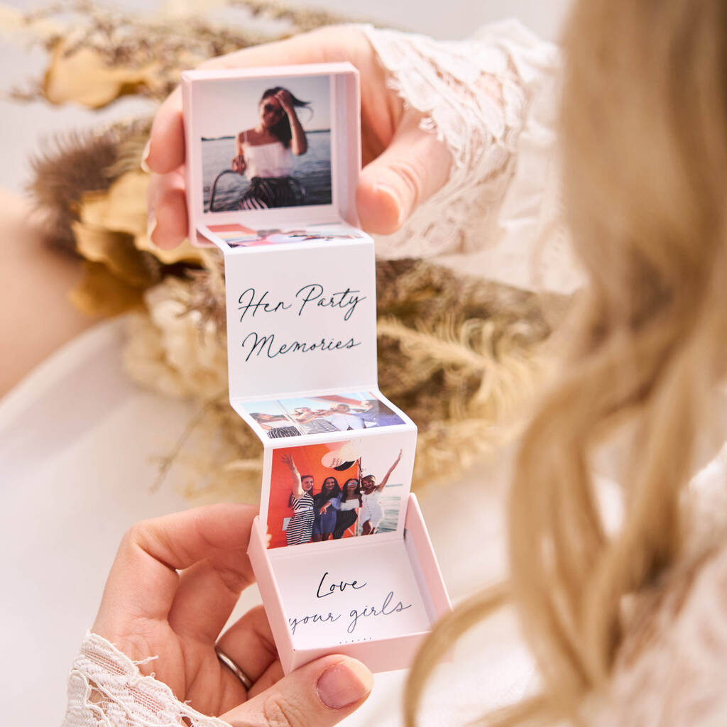 Personalised Hen Party Memories Token Box