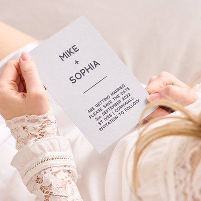 Personalised Save The Date Card