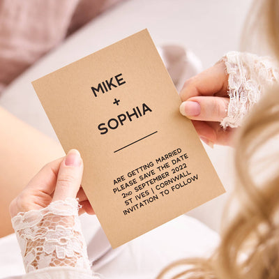 Personalised Save The Date Card