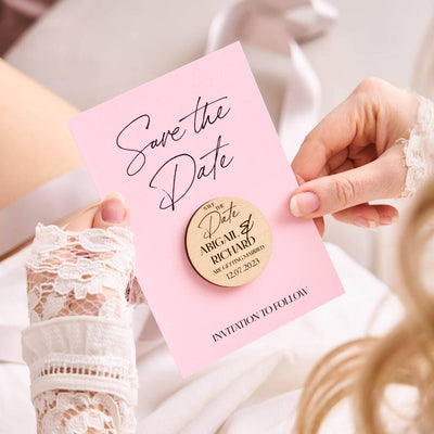 Personalised Save The Date Magnet Card