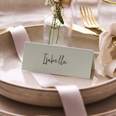 Personalised Place Settings Selection Of Colours