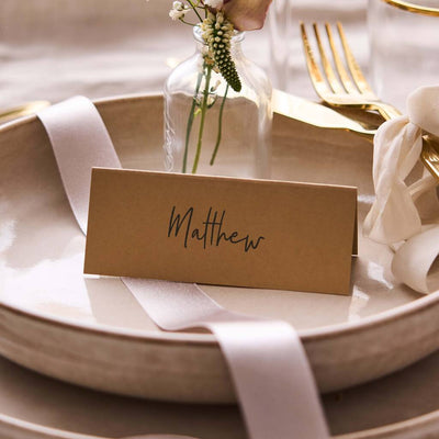Personalised Place Settings Selection Of Colours