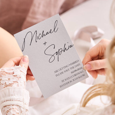 Personalised Wedding Save The Date Card