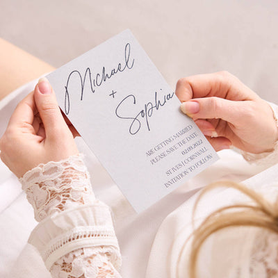 Personalised Wedding Save The Date Card